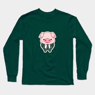 funny pig Long Sleeve T-Shirt